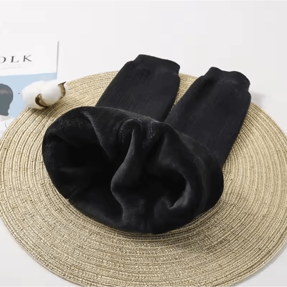 CozyWarm Toddler Girls Fleece Lined Leggings Soft Stretch Winter Thermal Leggings For Kids 6