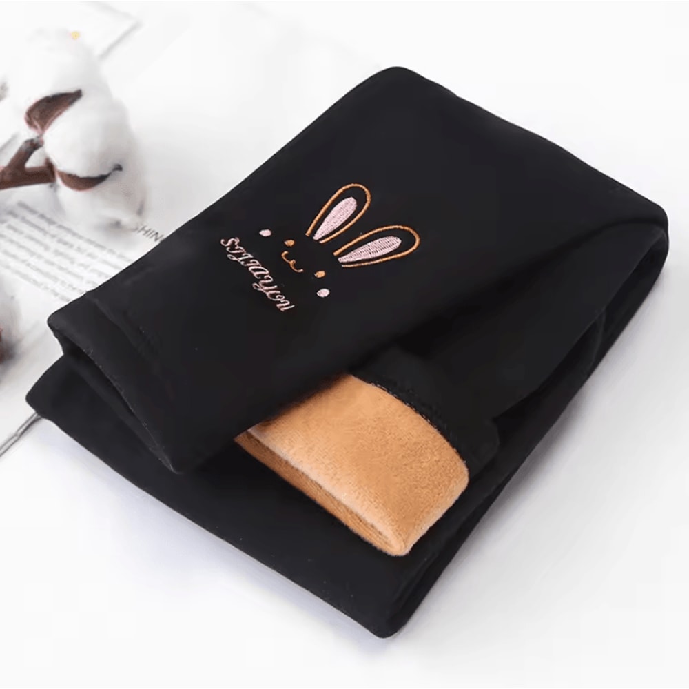 Cozy Bunny Girls Rabbit Leggings Thick Warm Toddler Winter Leggings For Cute Comfortable Everyday 5
