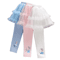 Magical Frozen Elsa Tulle Leggings For Girls Soft Stretch Girls Princess Leggings With Cute Skirt 1