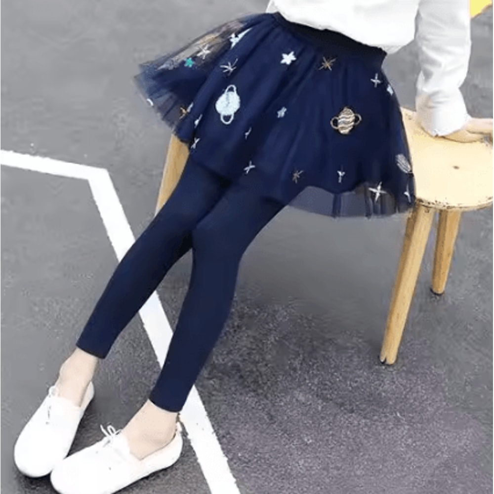 CuteTutu Girls Tutu Skirt Leggings Soft Stretch Toddler Tutu Leggings For Casual Play Everyday St 7