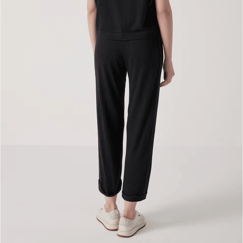 LuxMerino Silk Blend Merino Wool Pants For Women Premium Merino Wool Trousers With Elegant Comfort 4