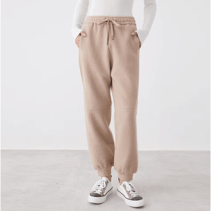 EliteWarm 100 Wool Womens Casual Trousers Luxury Womens Wool Pants For Autumn Winter Comfort 2