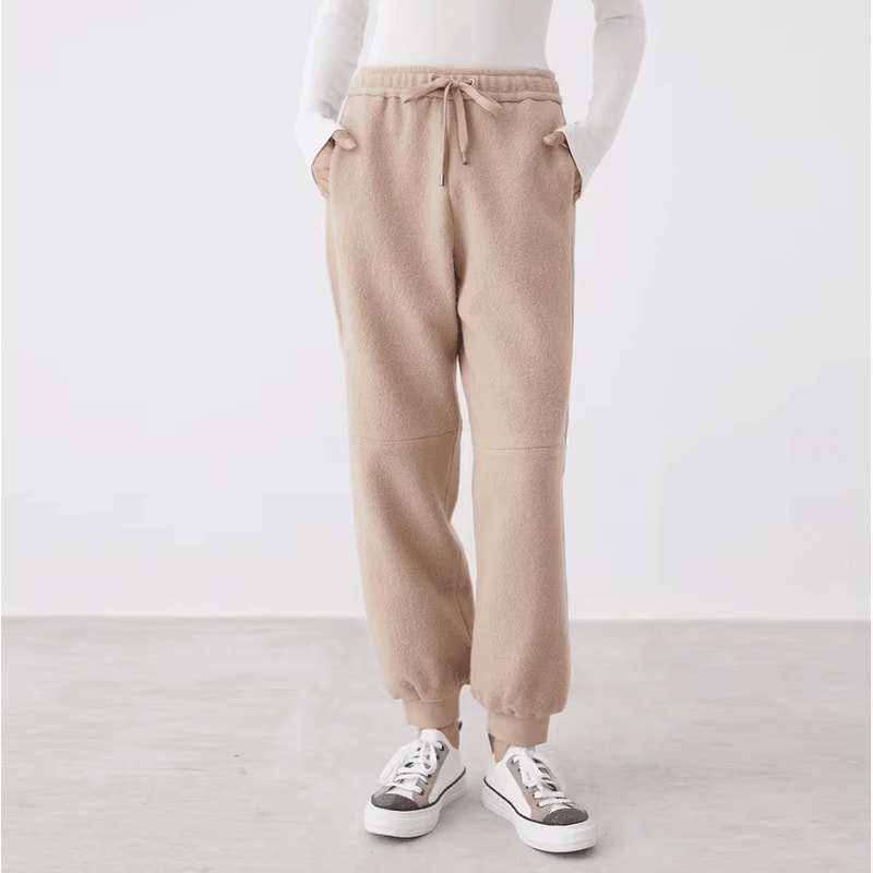 EliteWarm 100 Wool Womens Casual Trousers Luxury Womens Wool Pants For Autumn Winter Comfort 8