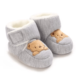 snowsoft baby snow boots first walker shoes – cozy infant winter booties with soft sole for newborns