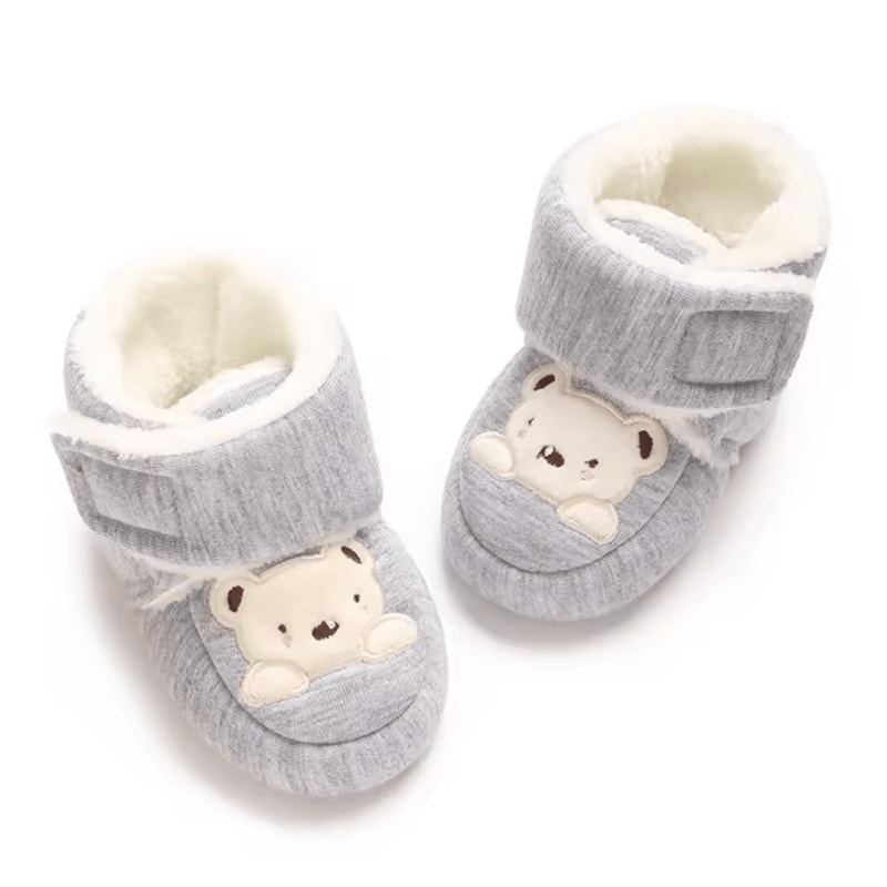 SnowSoft Baby Snow Boots First Walker Shoes Cozy Infant Winter Booties With Soft Sole For Newborns 2
