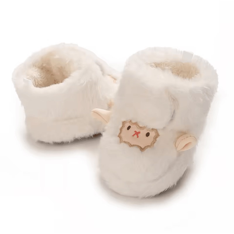 SnowBuddy Baby Animal Print Snow Boots Cozy Infant First Walker Boots With Soft NonSlip Sole 4