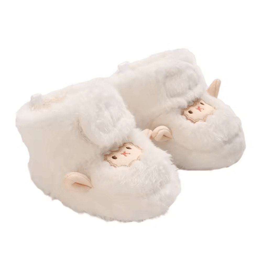 SnowBuddy Baby Animal Print Snow Boots Cozy Infant First Walker Boots With Soft NonSlip Sole 5