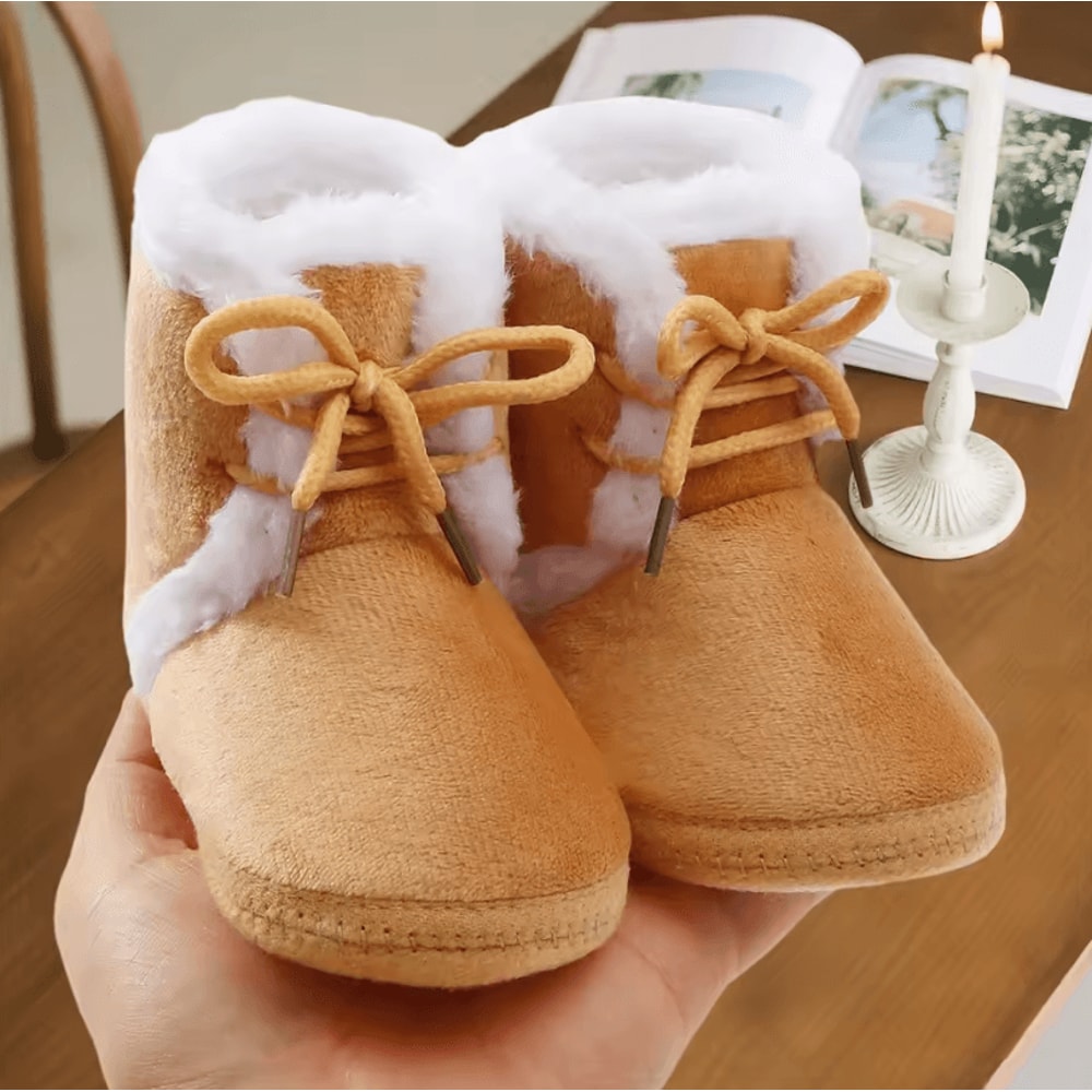 CozyGrip Infant Snow Boots Soft Sole Baby First Walker Winter Boots 1