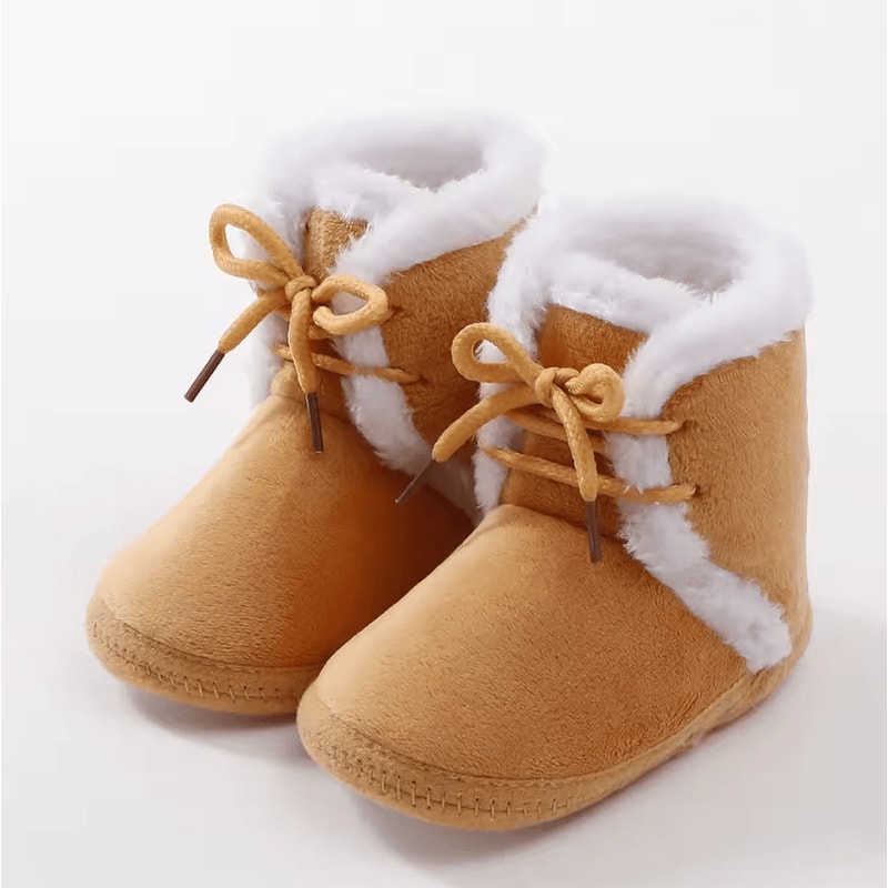 CozyGrip Infant Snow Boots Soft Sole Baby First Walker Winter Boots 4