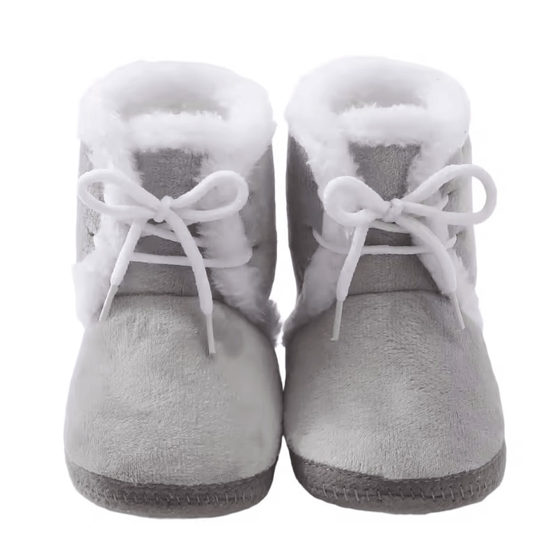 CozyGrip Infant Snow Boots Soft Sole Baby First Walker Winter Boots 7