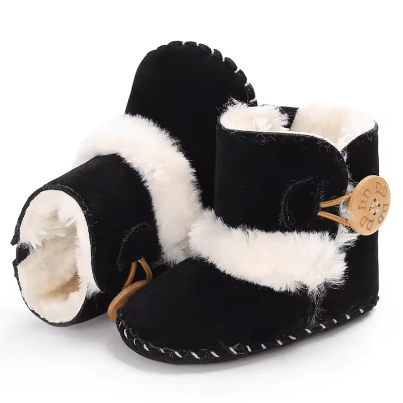 WarmStep Baby Snow Boots Plush Infant First Walking Shoes With AntiSlip Rubber Sole 1