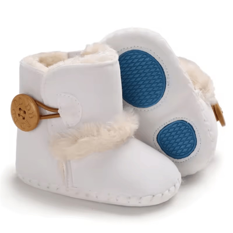 WarmStep Baby Snow Boots Plush Infant First Walking Shoes With AntiSlip Rubber Sole 2