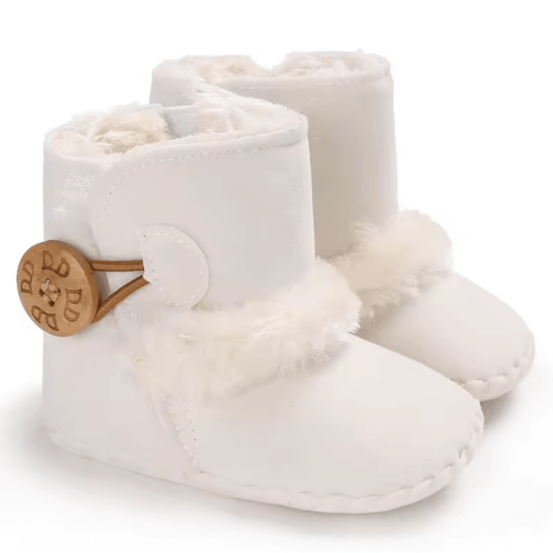 WarmStep Baby Snow Boots Plush Infant First Walking Shoes With AntiSlip Rubber Sole 6