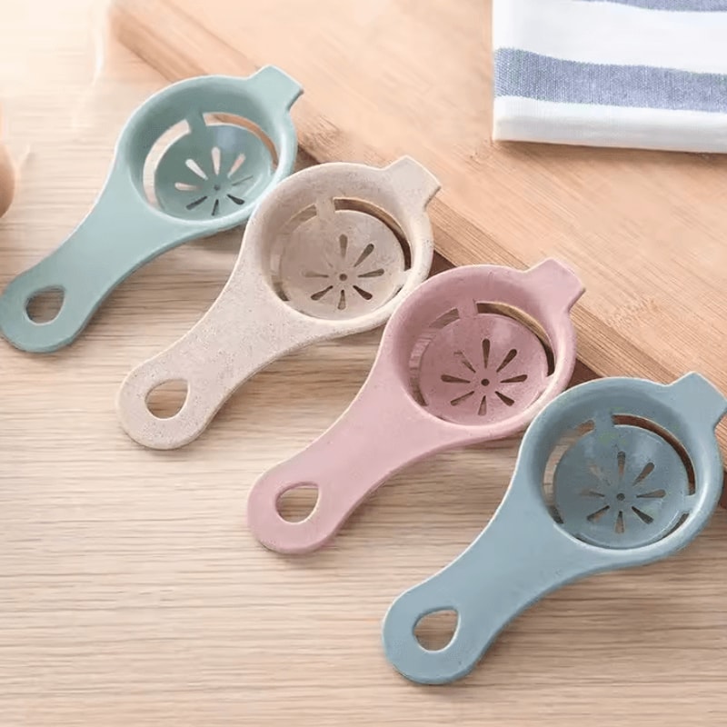 EcoBake Egg White Separator Wheat Straw Egg Yolk Separator Kitchen Baking Tool 10