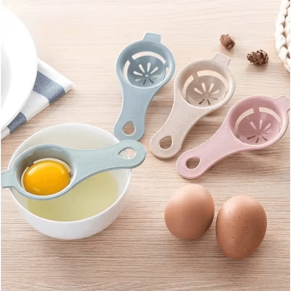 EcoBake Egg White Separator Wheat Straw Egg Yolk Separator Kitchen Baking Tool 1