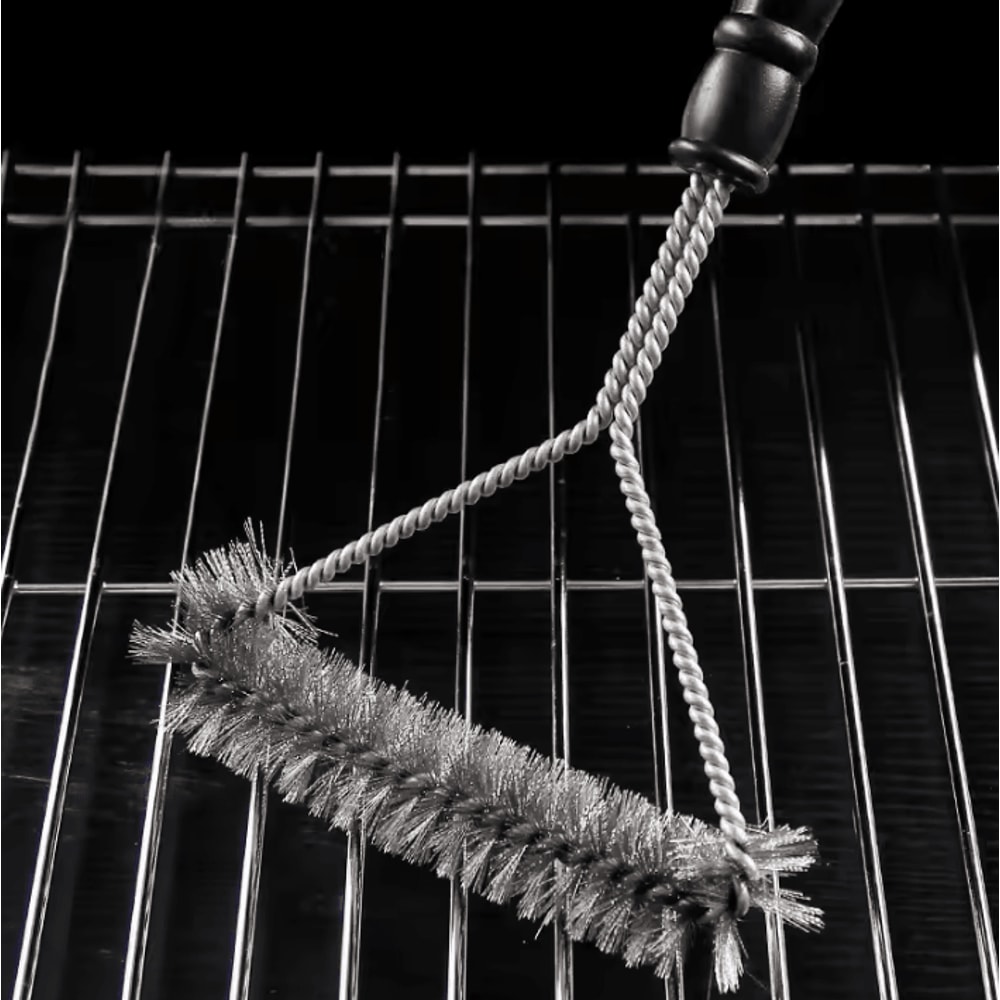 HeavyDuty BBQ Grill Cleaning Brush Stainless Steel Barbecue Wire Brush For NonStick Grills 2