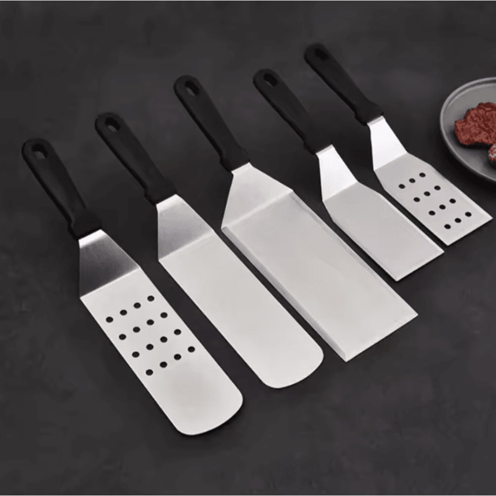 ProChef Stainless Steel Burger Spatula HeavyDuty BBQ Griddle Scraper Hamburger Turner 2