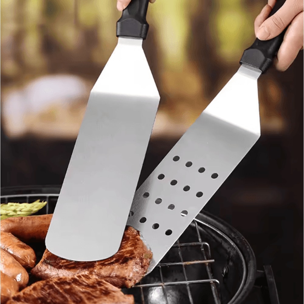 ProChef Stainless Steel Burger Spatula HeavyDuty BBQ Griddle Scraper Hamburger Turner 4