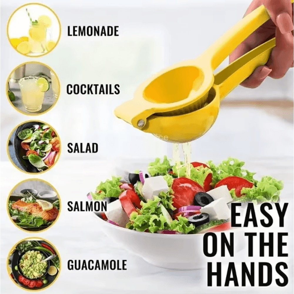 FreshPress Stainless Steel Lemon Squeezer HeavyDuty Manual Citrus Press Juicer 3