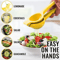 FreshPress Stainless Steel Lemon Squeezer HeavyDuty Manual Citrus Press Juicer 3