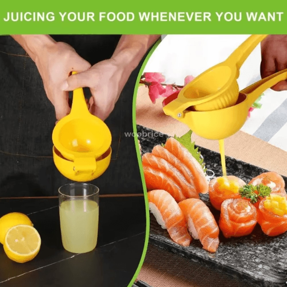 FreshPress Stainless Steel Lemon Squeezer HeavyDuty Manual Citrus Press Juicer 4