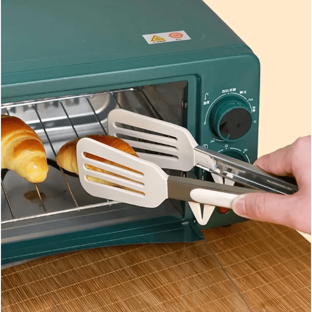 ProGrip 9Inch Stainless Steel Kitchen Tongs NonStick Silicone BBQ Cooking Tongs 0