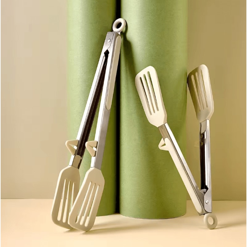 ProGrip 9Inch Stainless Steel Kitchen Tongs NonStick Silicone BBQ Cooking Tongs 3