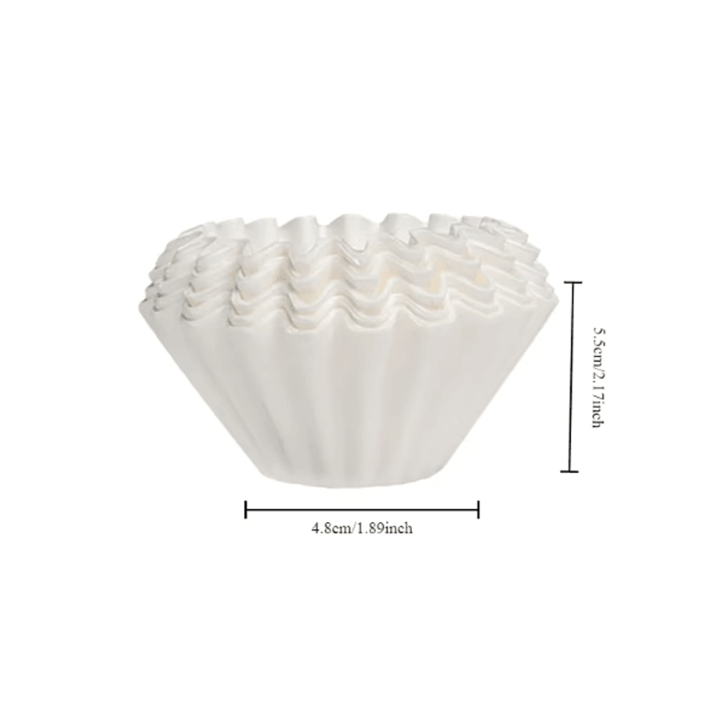 PureBrew Kraft Paper Coffee Filters 50PCS Pour Over Coffee Filter Cups 4