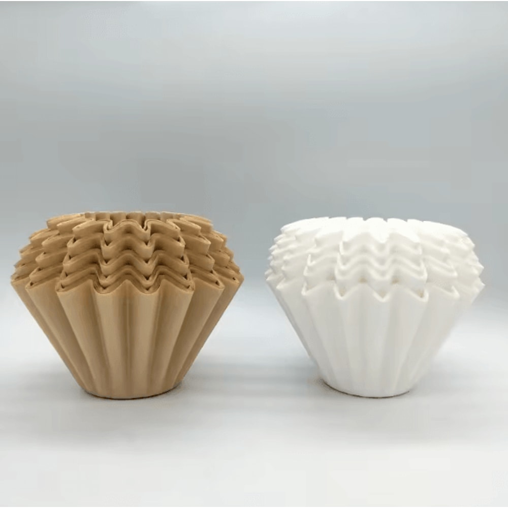 PureBrew Kraft Paper Coffee Filters 50PCS Pour Over Coffee Filter Cups 7