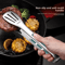 ProServe Stainless Steel Food Tongs HeavyDuty BBQ Steak Buffet Serving Tongs 0