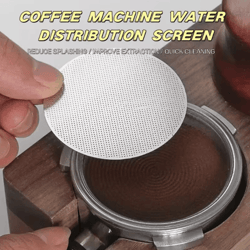 baristaprecision espresso puck screen – stainless steel portafilter shower screen for uniform extraction
