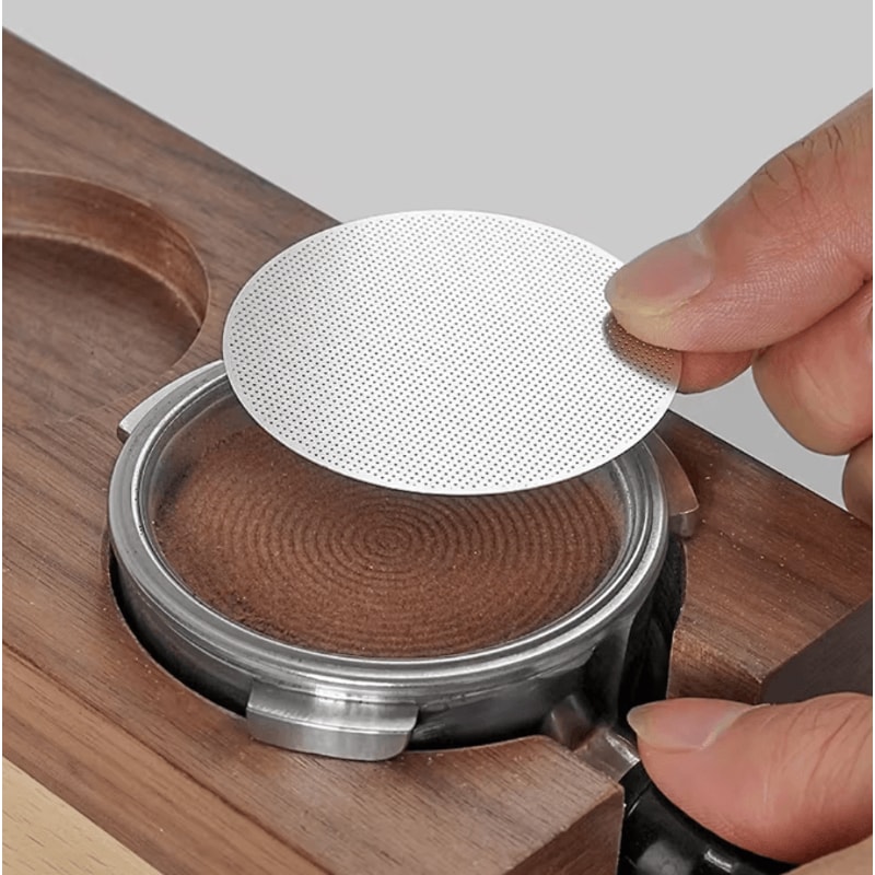 BaristaPrecision Espresso Puck Screen Stainless Steel Portafilter Shower Screen For Uniform Extrac 1