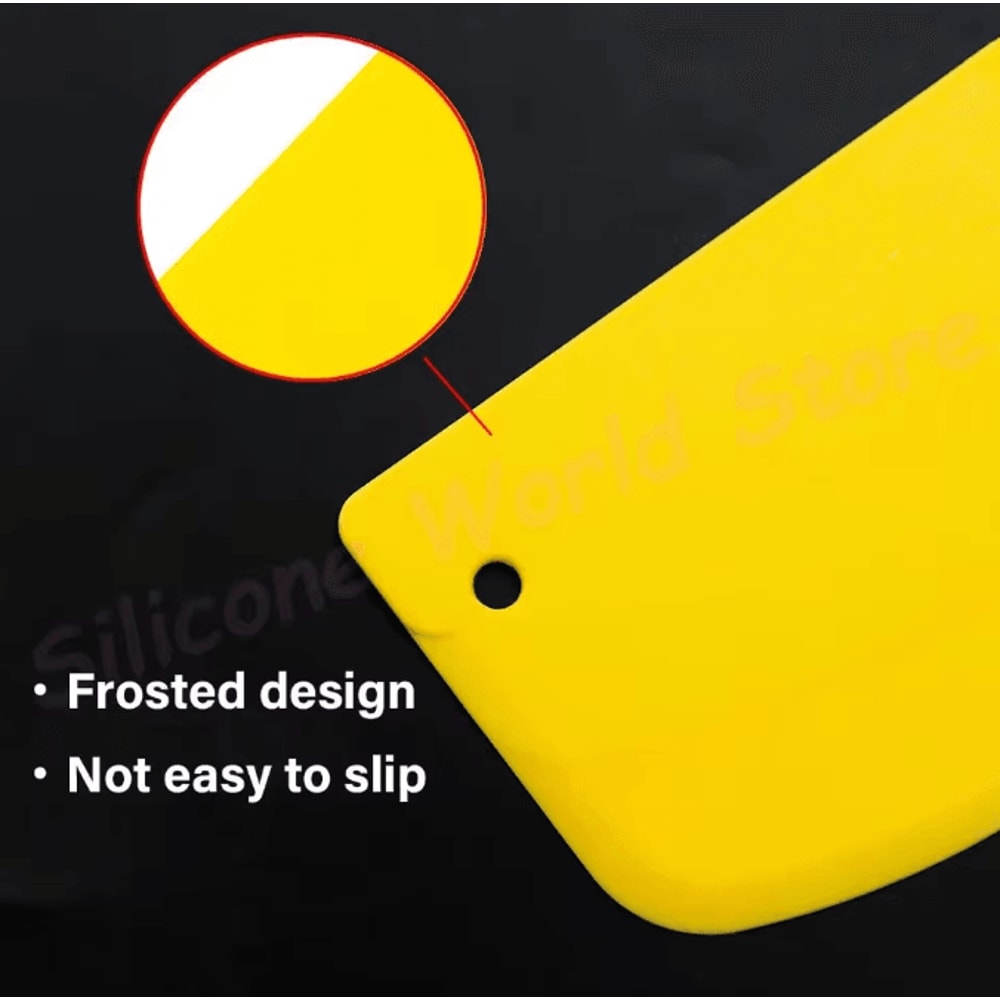 BakeMaster Plastic Dough Scraper Flexible Cake Dough Cutter Scraper Tool 3