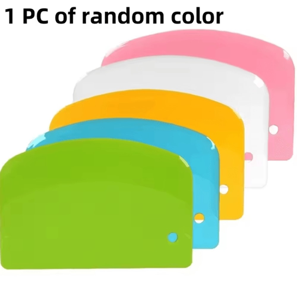 BakeMaster Plastic Dough Scraper Flexible Cake Dough Cutter Scraper Tool 5