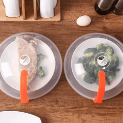 clearshield microwave food cover – vented microwave splatter cover lid