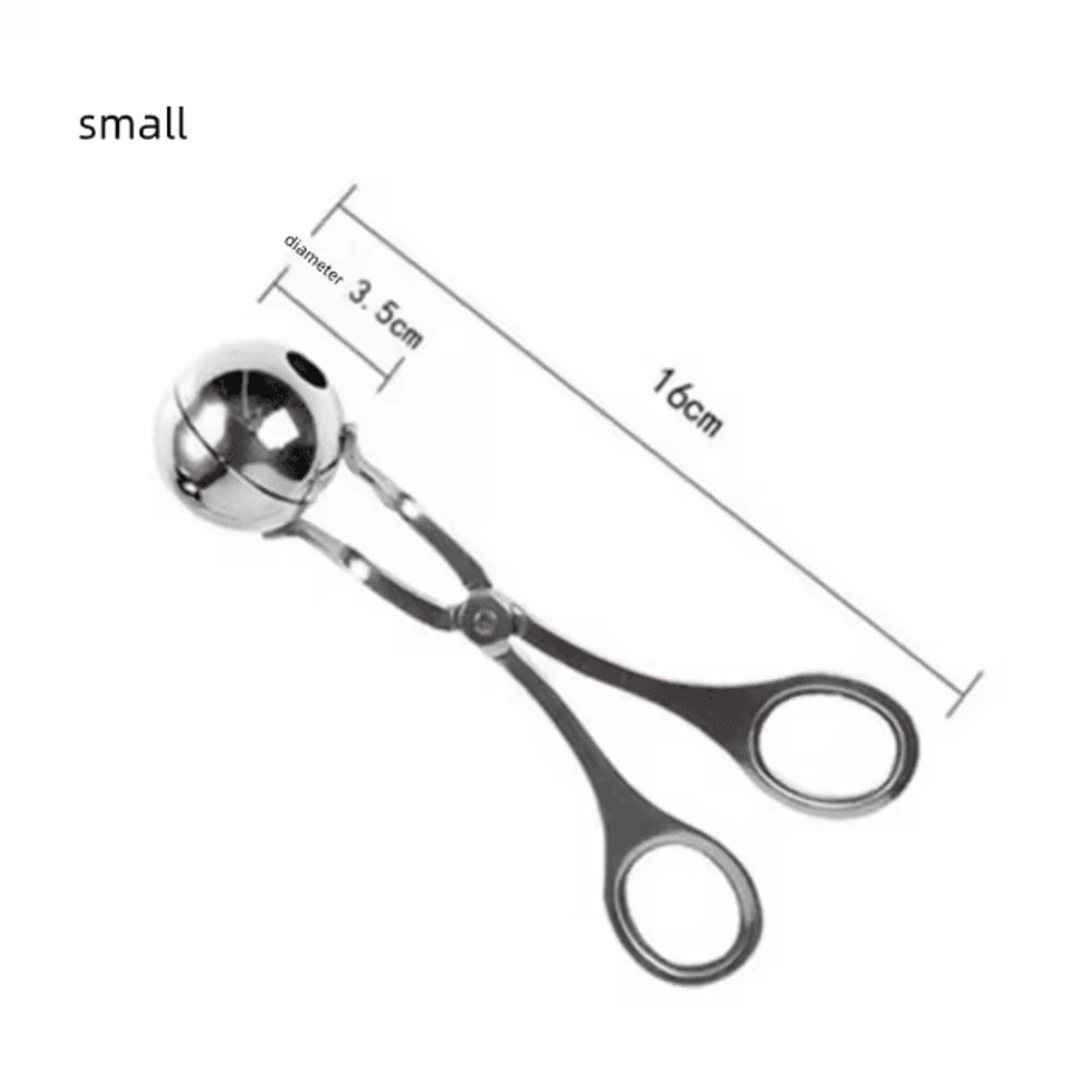 KitchenPro Stainless Steel Meatball Maker Multifunction Meatball Clamp Tool For Rice Meat Dumplin 6
