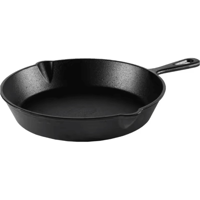 Classic HeatPro Pre Seasoned Cast Iron Skillet 105 Inch Durable Cast Iron Frying Pan With Even Heat 2