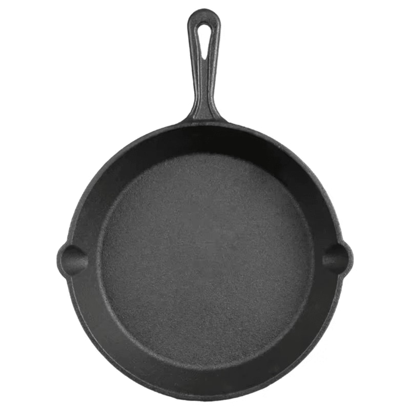Classic HeatPro Pre Seasoned Cast Iron Skillet 105 Inch Durable Cast Iron Frying Pan With Even Heat 3