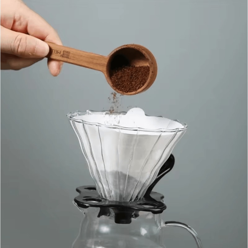 Natural Pour Over Coffee Filter Paper V Shape Cone Coffee Filter Paper For 24 Cup Drip Brewing 3