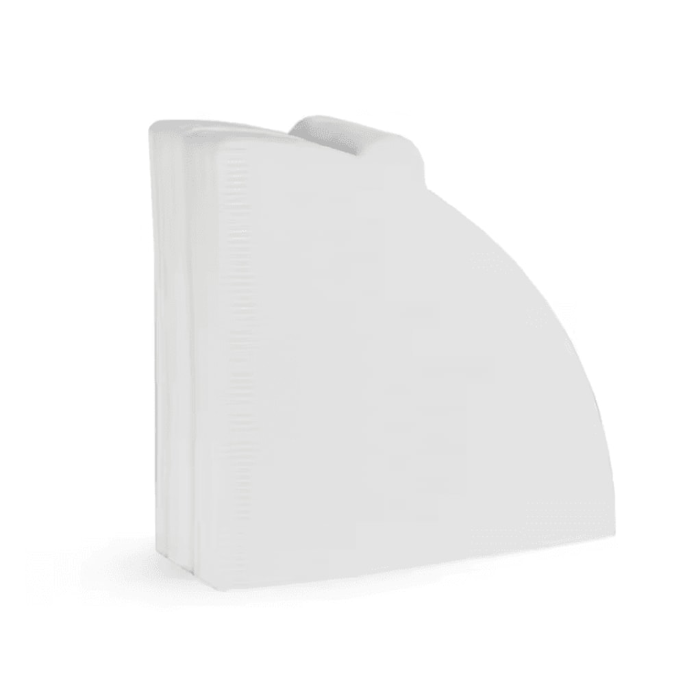 Natural Pour Over Coffee Filter Paper V Shape Cone Coffee Filter Paper For 24 Cup Drip Brewing 6