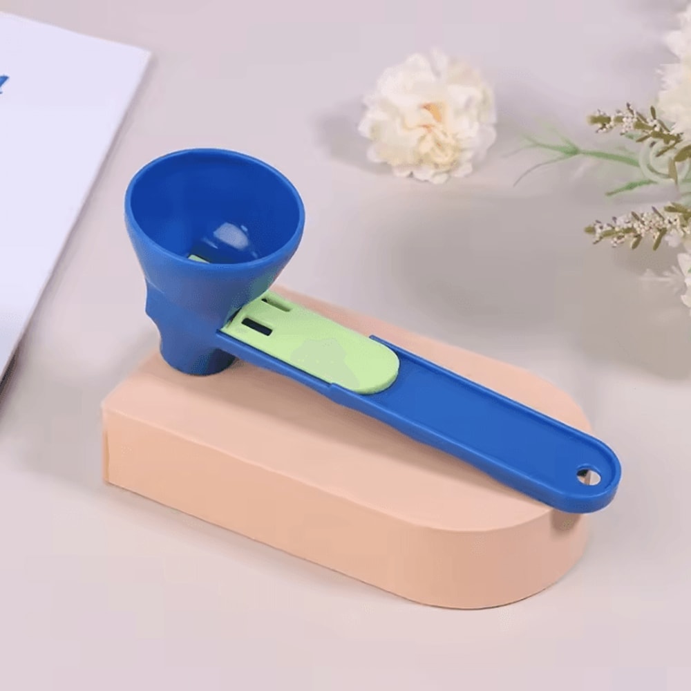 Mess Free Protein Powder Scoop With Sliding Funnel Durable Supplement Scoop For Smooth And Easy Mix 6