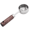 Premium Stainless Steel Coffee Scoop 15ml Coffee Measuring Spoon With Natural Wood Handle 6