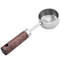 Premium Stainless Steel Coffee Scoop 15ml Coffee Measuring Spoon With Natural Wood Handle 6