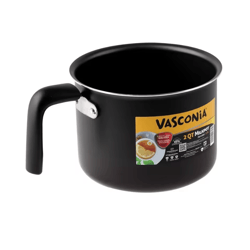 quickheat nonstick milk pot 2 quart aluminum milk saucepan for milk soups and liquid cooking