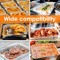 Disposable Aluminum Foil Trays With Lids Non Stick Foil Baking Pans For Air Fryer Oven And BBQ Cook 3