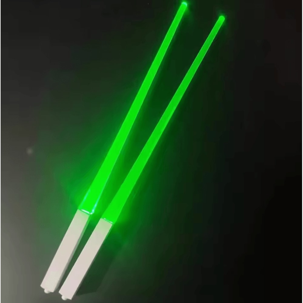 GlowBite LED Light Up Chopsticks Multicolor Luminous Chopsticks Reusable Dining Party Tableware 6