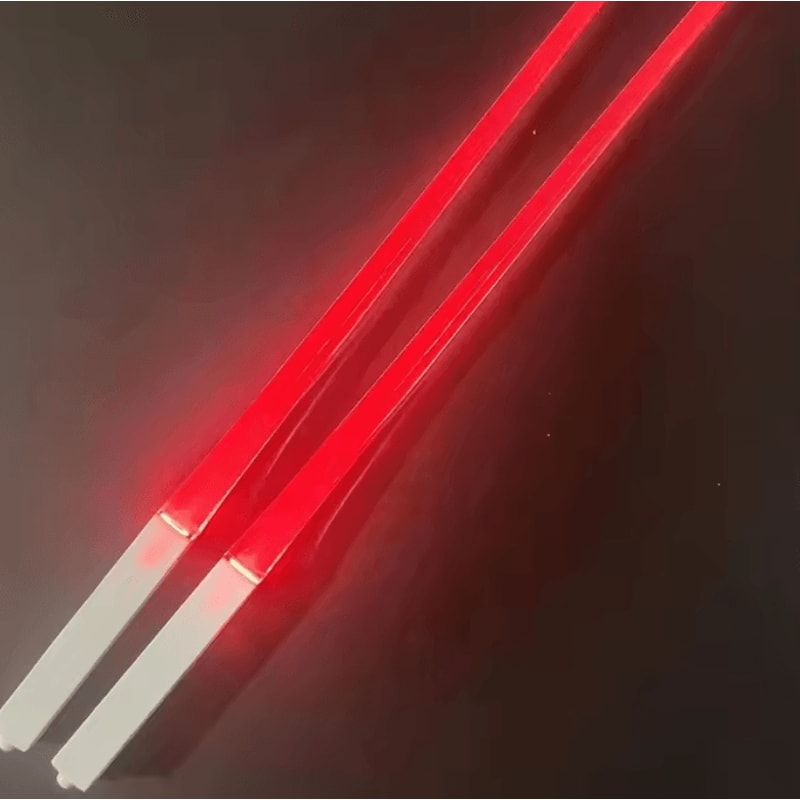 GlowBite LED Light Up Chopsticks Multicolor Luminous Chopsticks Reusable Dining Party Tableware 7