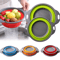 FlexDrain Collapsible Drain Basket Foldable Vegetable Washing Basket Space Saving Kitchen Colander 2