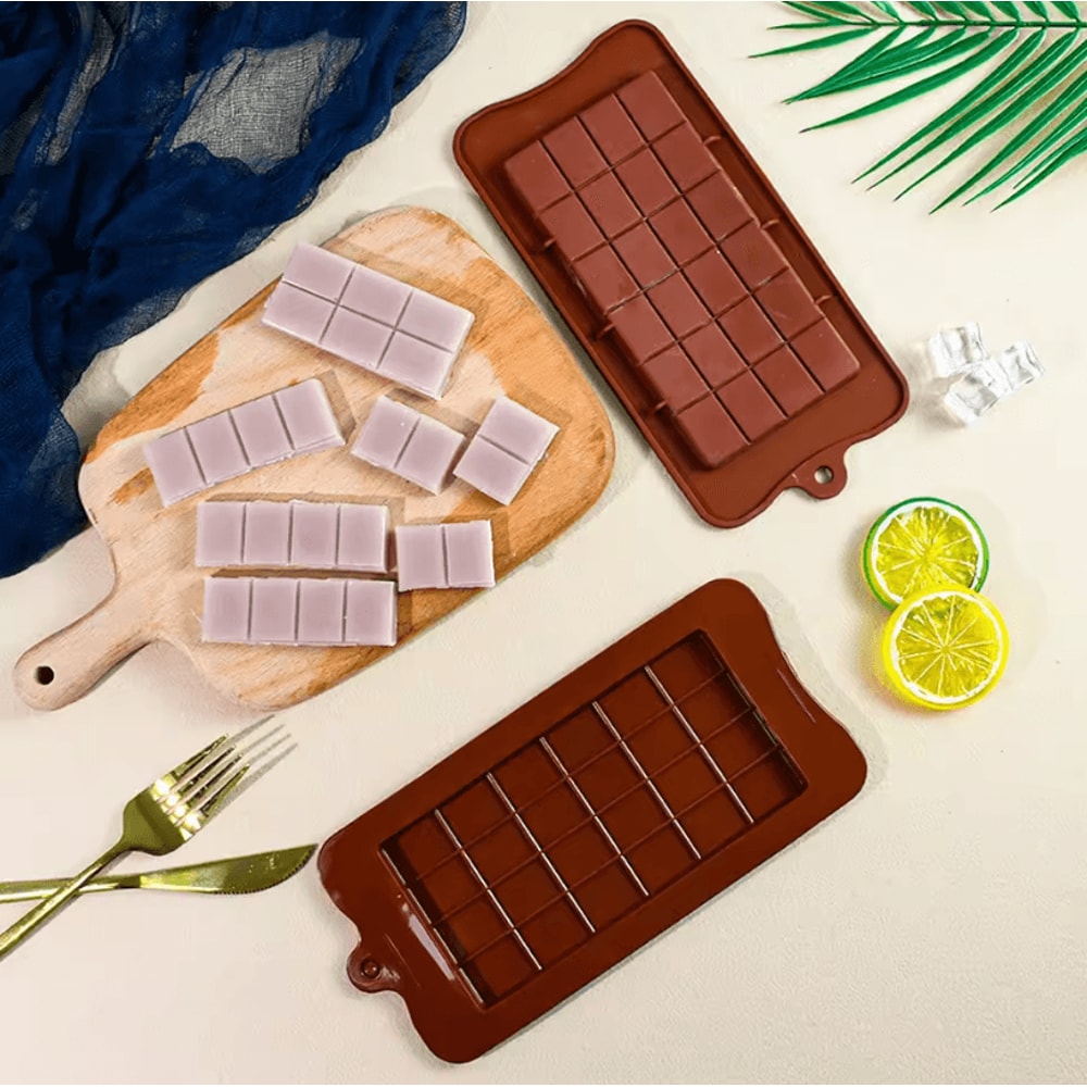 SweetCraft Silicone Chocolate Mold 24 Cavity Square Candy Mold Food Grade Baking And DIY Dessert Tr 1