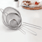 BakePro Stainless Steel Fine Mesh Strainer Set 3 Piece Flour Sifter Strainer With Handle For Baking 1